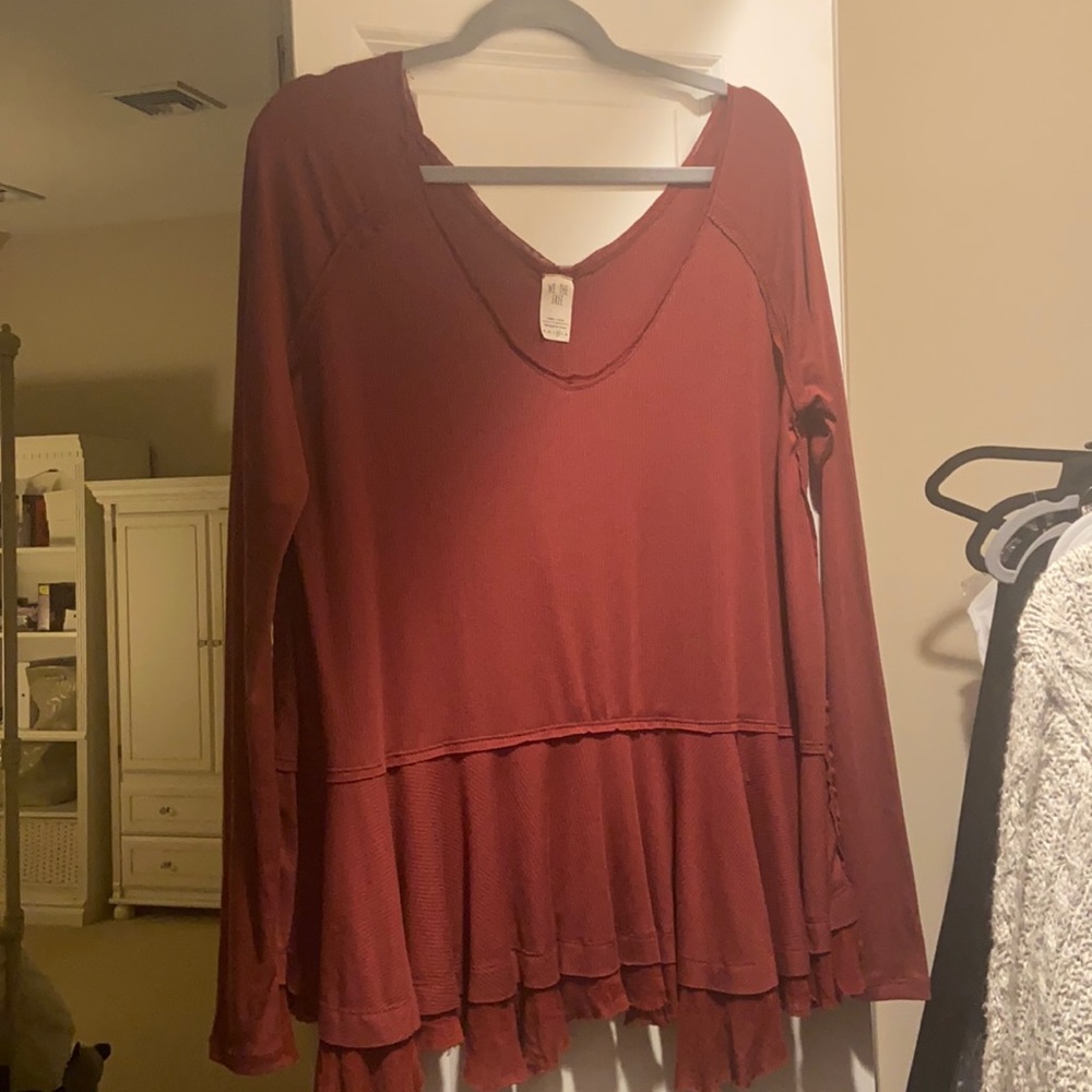 Free People Tunic (Red/Rust)